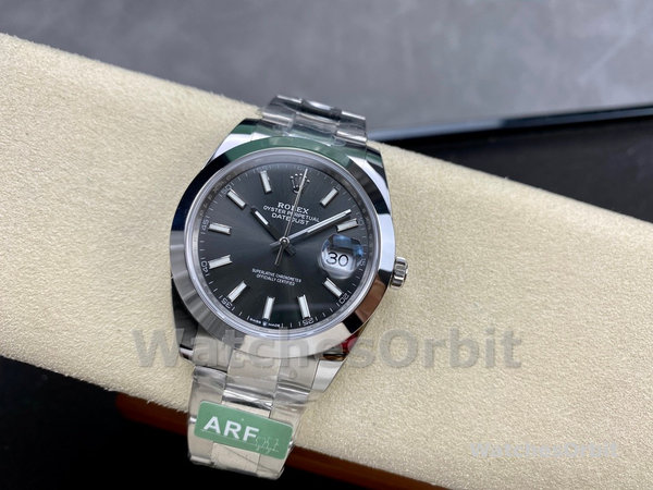 Rolex Datejust 41 Stainless Steel Slate Dial M126300 0007 Men's Watch