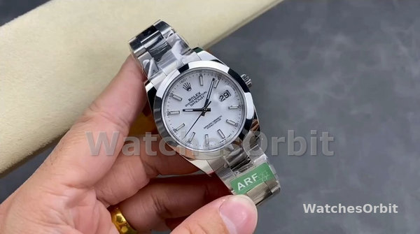 Men's Rolex Datejust 41-M126300 0005, Stainless Steel, White Dial, Men’s White Dial