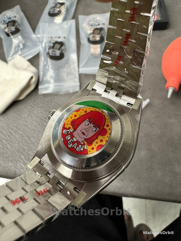 Replica Rolex Datejust 41-126334 0016 voor heren, witgoud, blauwe wijzerplaat