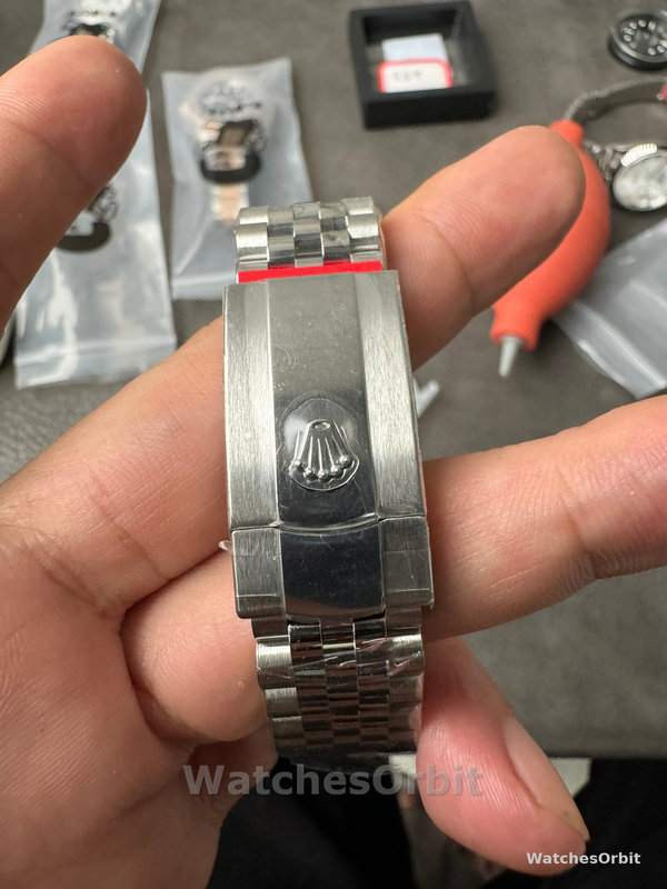 Replica Rolex Datejust 41-126334 0016 voor heren, witgoud, blauwe wijzerplaat