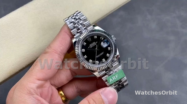 Men's Rolex Datejust 41-m126334, Rolesor, Black Diamond Dial, Men’s Black Dial