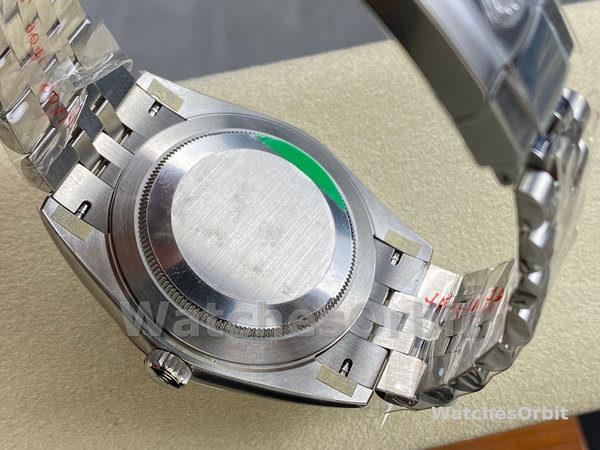 Replica Rolex Datejust 41-m126334, Rolesor, zwarte diamanten wijzerplaat, zwarte wijzerplaat voor heren