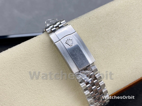 Replica Rolex Datejust 41-m126334, Rolesor, zwarte diamanten wijzerplaat, zwarte wijzerplaat voor heren