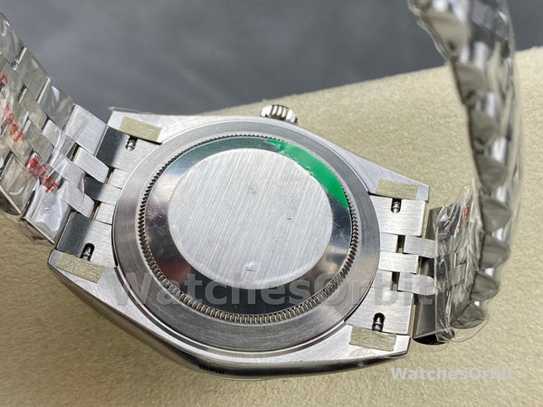 Replica Rolex Datejust 41-126300 0006 da uomo, acciaio inossidabile, indice bianco, quadrante bianco Jubilee