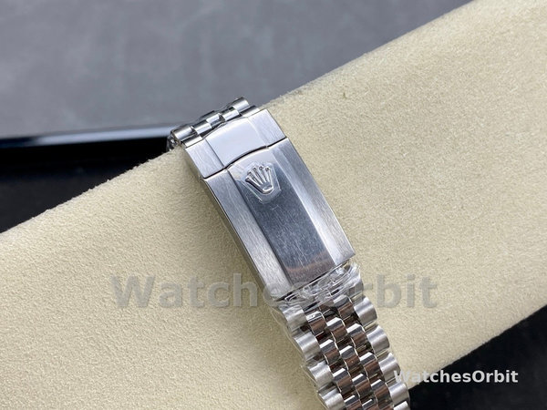Replica Rolex Datejust 41-126334 0004, Roestvrij staal, Zilveren index wijzerplaat, Jubileum, Zilveren wijzerplaat voor heren
