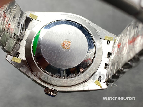 Replica Rolex Datejust 41-126333 0017, acciaio e oro giallo, quadrante bianco con diamanti, Oyster MOP, uomo