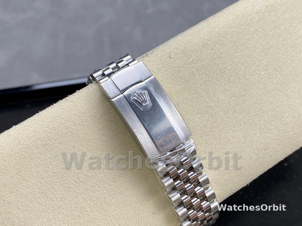 Replica Rolex Datejust 41-126334, roestvrij staal, blauwe index, jubileum, blauwe wijzerplaat voor heren