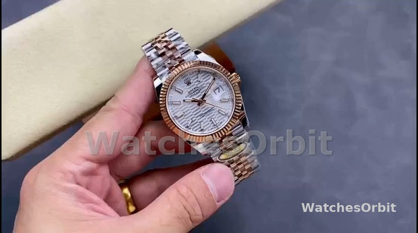 Men's Rolex Datejust-m126331 0018, 41mm, Automatic, Jubilee Bracelet, Silver Fluted Motif Dial