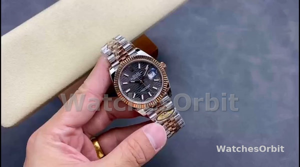 Men's Rolex Datejust-m126331 0020, Grey Fluted Motif Dial, Men’s Grey Dial