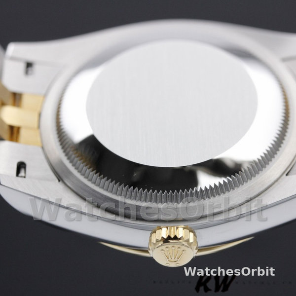 Womens Rolex Datejust 36mm Unisex-m126233 0019-White Index Dial-Fluted Bezel White Replica Image