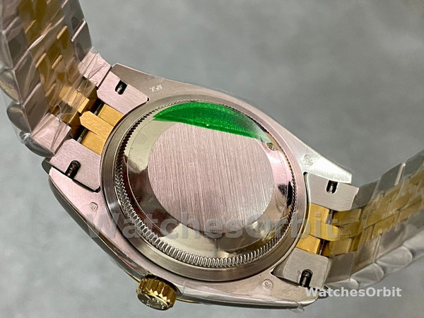 Womens Rolex Datejust 36mm Unisex-m126233 0019-White Index Dial-Fluted Bezel White Replica Image