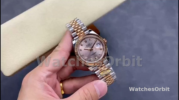 Replica Heren Rolex Datejust-m126331 0008, 41mm, Sundust Diamanten Jubileum, Sundust Diamanten Wijzerplaat