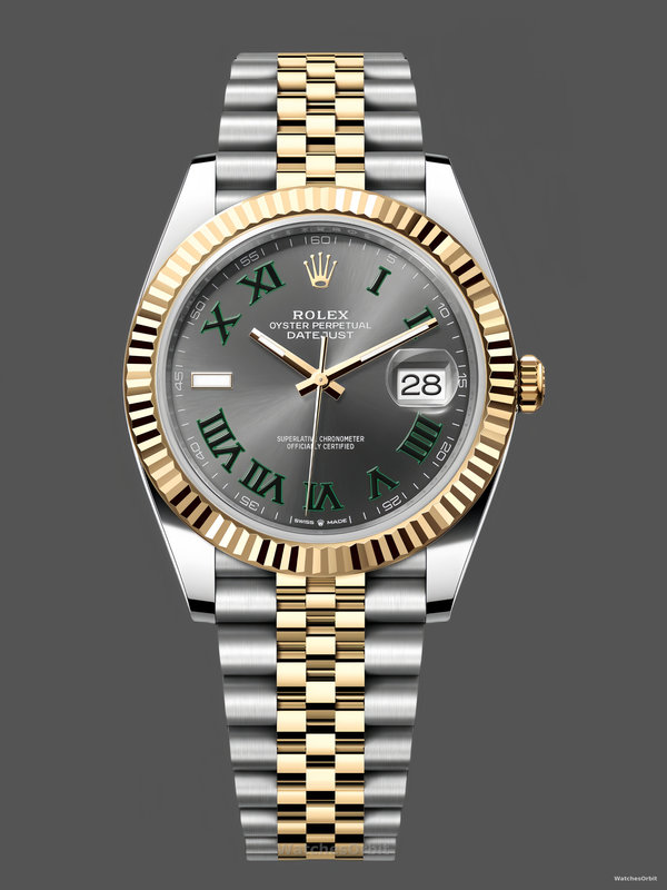 Rolex Datejust m126333 0020 Grey Dial Jubilee 41mm Two Tone Men's Watch