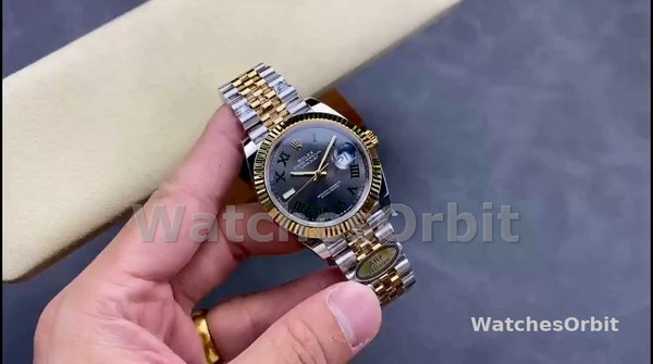 Unisex's Rolex Day Date 36-m128396TBR 0024, 36mm, Bright Blue Diamond‑Set Dial, Diamond‑Set Bezel, Blue