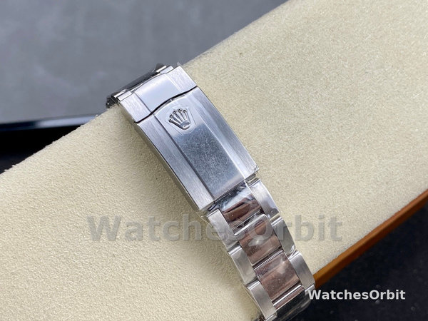 Replica Rolex Datejust 41 mm Uomo-m126334 0021-Lunetta scanalata-Giallo grigio Wimbledon Quadrante grigio Wimbledon