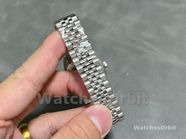 Rolex Datejust m178274 Black Diamond Dial Fluted Bezel 31MM Lady Replica Watch