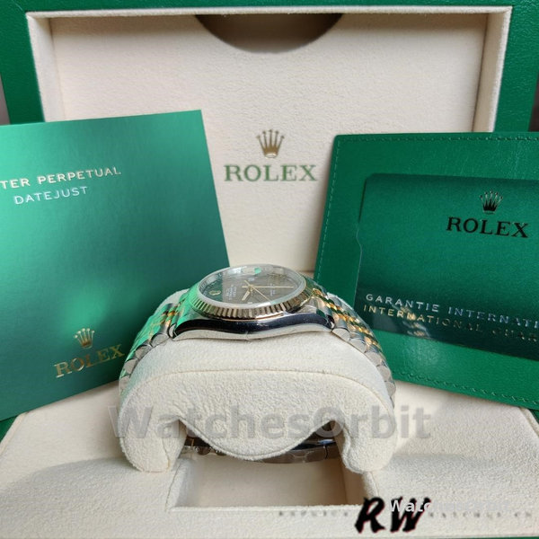 Rolex Datejust Two-Tone Steel Yellow Gold Fluted Bezel m126233 0035 36mm Unisex Replica Watch