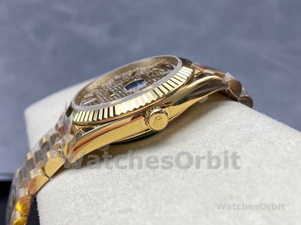 Replica Rolex Datejust 41-126333 0014, Oro e Acciaio, Quadrante Nero, Uomo Nero