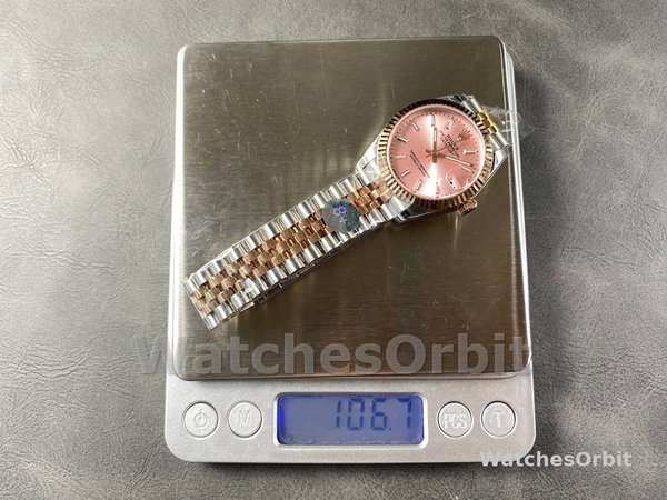 Rolex Lady Datejust 31 Two-Tone Fluted Rose Jubilee 279171 0023