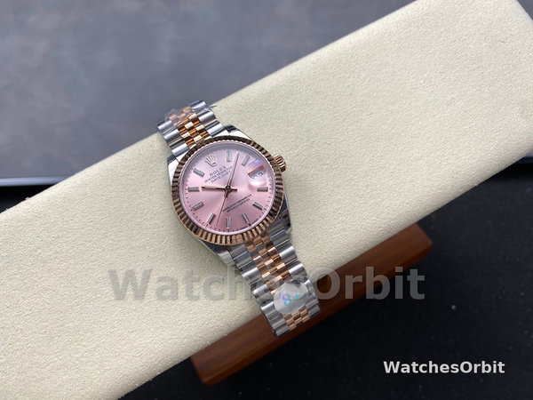 Rolex Lady Datejust 31 Two-Tone Fluted Rose Jubilee 279171 0023