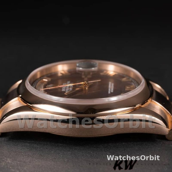 Replica Rolex Day-Date 36mm Unisex-118205-MOP-Roman Numeral Dial MOP
