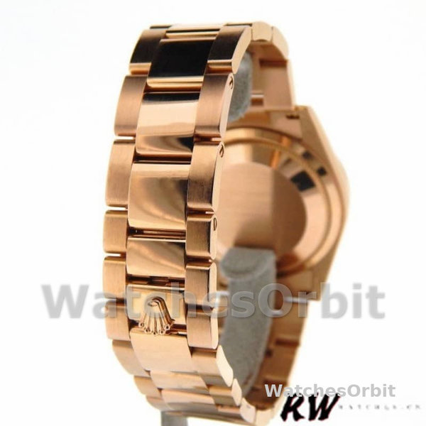 Replica Rolex Day-Date 36mm Unisex-118205-Witte Romeinse cijfers Wijzerplaat Wit