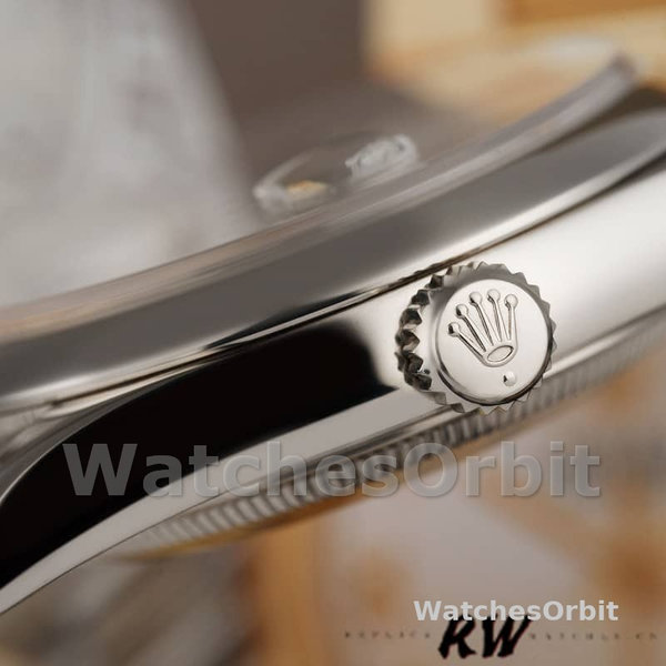 Replica Rolex Day-Date 36mm unisex-118206-IJsblauwe wijzerplaat-diamant-platina Ijsblauw