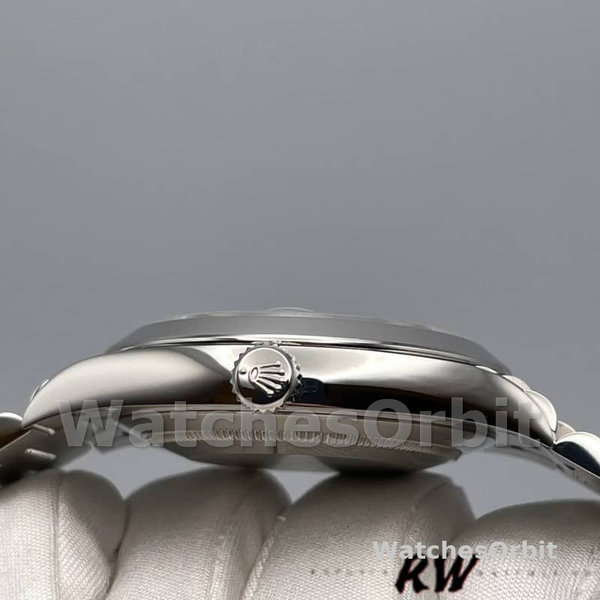 Replica Rolex Day-Date 36mm Unisex-118206-Ice Blue-Roman Numeral Dial Ijsblauw