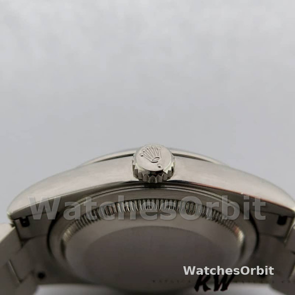 Replica Rolex Day-Date 36mm Unisex-118206-Platinum-Zwart Diamond Dial Zwart