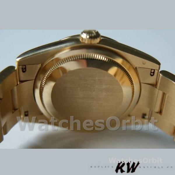 Replique Rolex Day-Date 36mm Unisex-118208-Silver Diamond Jubilee Dial Silver
