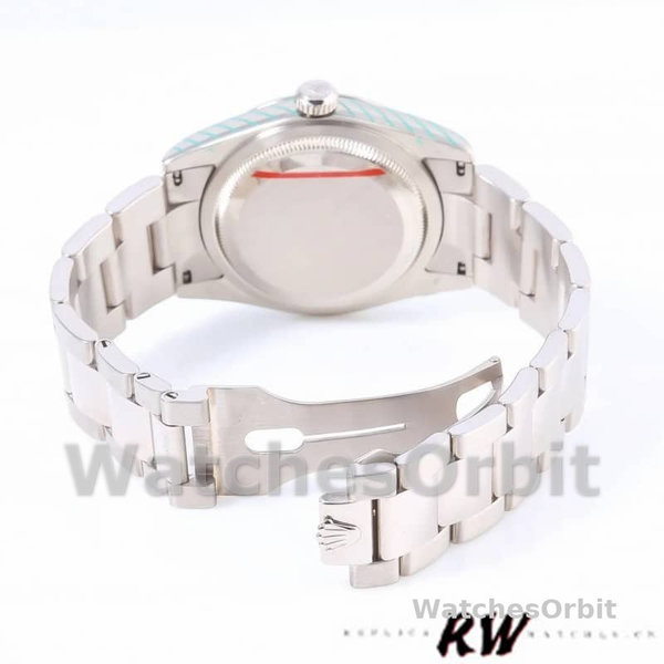 Replica Rolex Day-Date 36mm unisex-118209-zwarte wijzerplaat zwart
