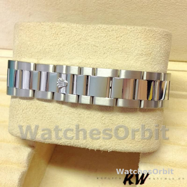 Replica Rolex Day-Date 36mm Unisex-118209-Zilver Diamond Dial-Automatic Zilver
