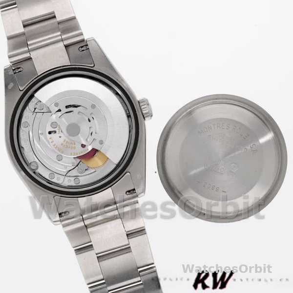 Replica Rolex Day-Date 36mm Unisex-118209-Zilver Romeinse cijfers Wijzerplaat-Automatisch Zilver