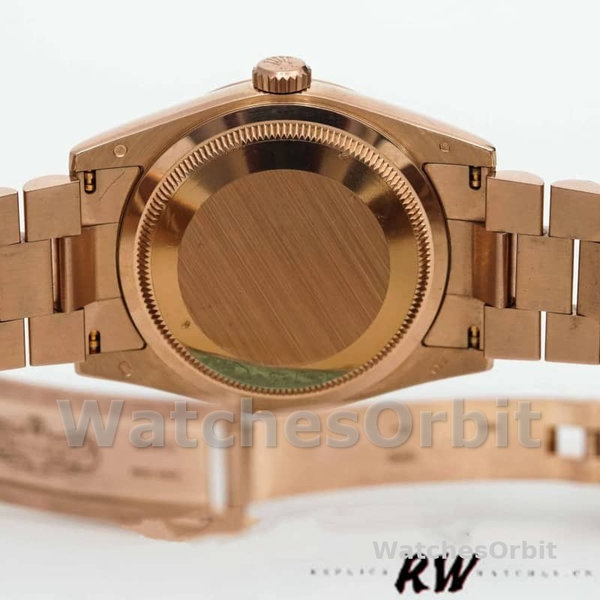 Replica Rolex Day-Date 36mm Unisex-118235-Parelmoer-Witte Wijzerplaat MOP