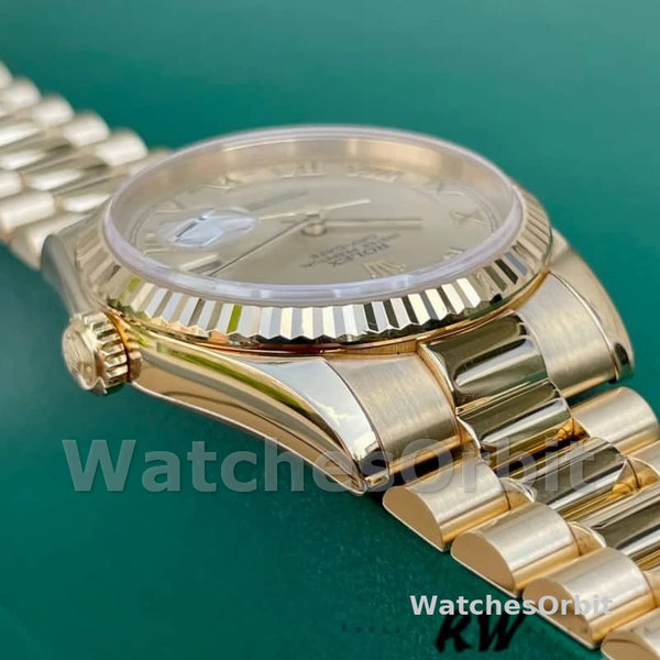 Rolex Day-Date 118238 Champagne Dial 36mm Unisex Replica Watch