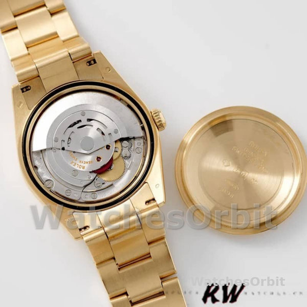 Replique Rolex Day-Date 36mm Unisex-118238-Cadran Champagne-Or jaune Champagne