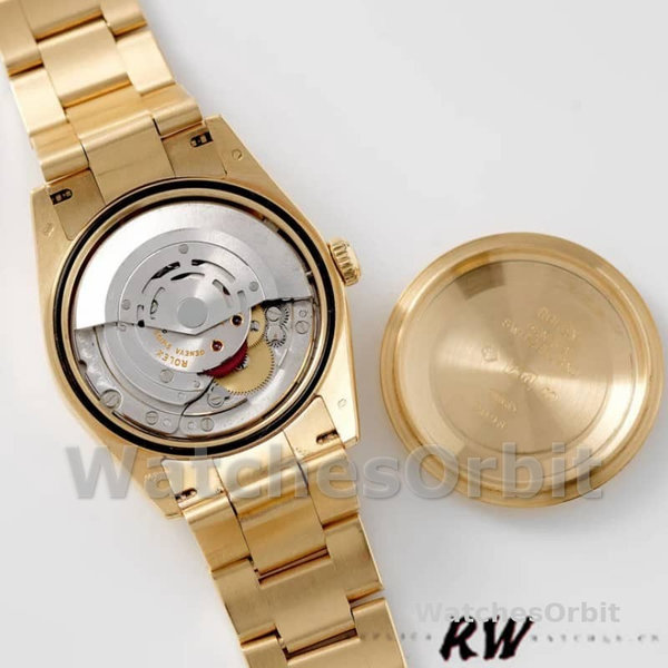 Rolex Day-Date 118238 Champagne Jubilee Diamond Dial 36mm Unisex Replica Watch