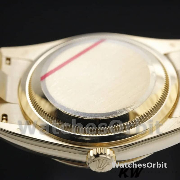 Rolex Day-Date 118238 Yellow Gold Diamond Champagne Dial 36mm Unisex Replica Watch