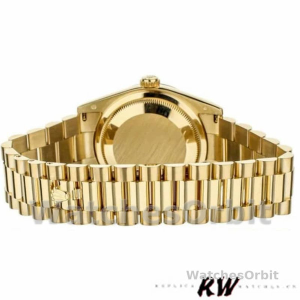 Replique Rolex Day-Date 36mm Unisex-118238-Or jaune-Diamant Cadran Météorite Météorite<br />
