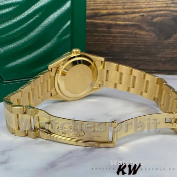 Rolex Day-Date 118238 Yellow Gold Grünes Zifferblatt 36mm Unisex Replica Watch