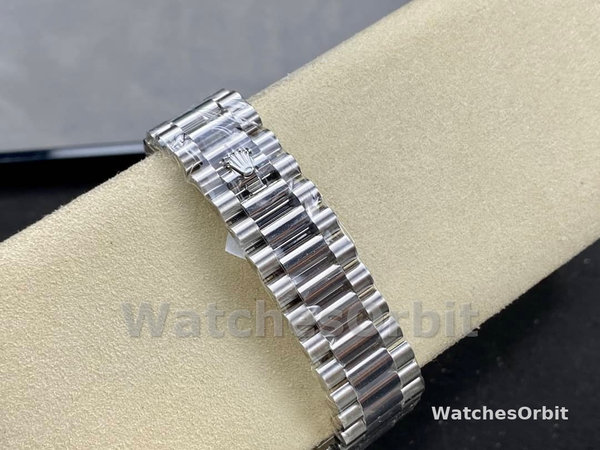 Replica Rolex Day-Date 118239 Black Dial Fluted Bezel 36mm Unisex Replica Uhr, Replik, Präzise Verarbeitung