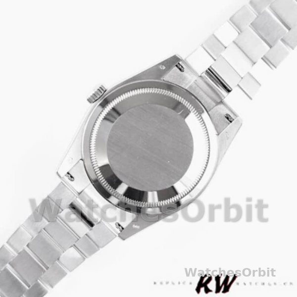 Replica Rolex Day-Date 36mm Unisex-118239-Zwarte Diamanten Wijzerplaat Zwart<br />