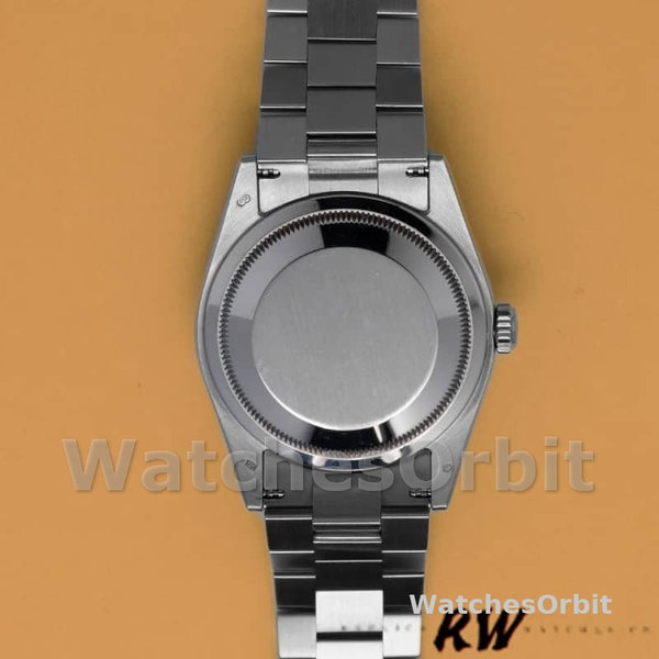 Replique Rolex Day-Date 36mm Unisex-118239-Or blanc-Cadran bleu Unisexe