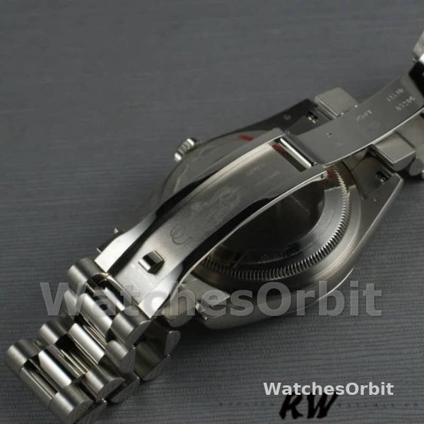 Replica Rolex Day-Date 36mm unisex-118296-platina-ijsblauwe wijzerplaat-diamant ijsblauw