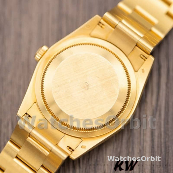 Replique Rolex Day-Date 36mm Unisex-118338-Champagne Cadran Diamants Champagne