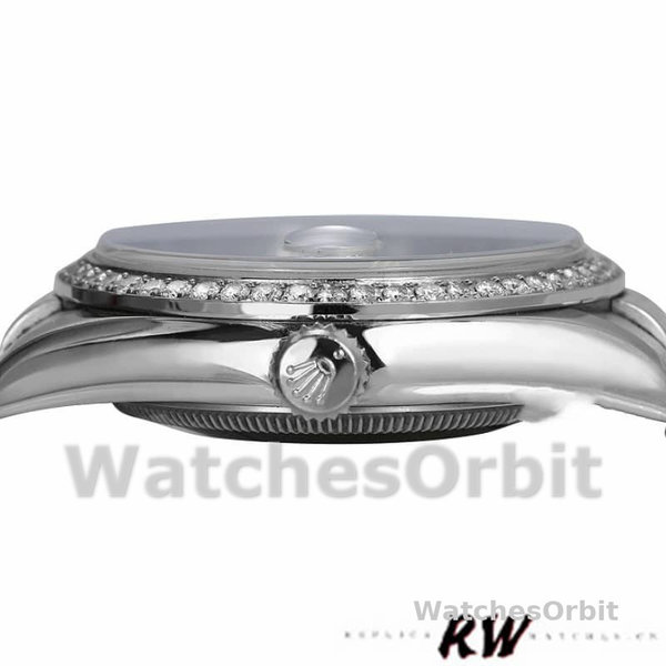 Replique Rolex Day-Date 36mm Unisex-118346-Roman-Ice Blue Dial Ice Blue