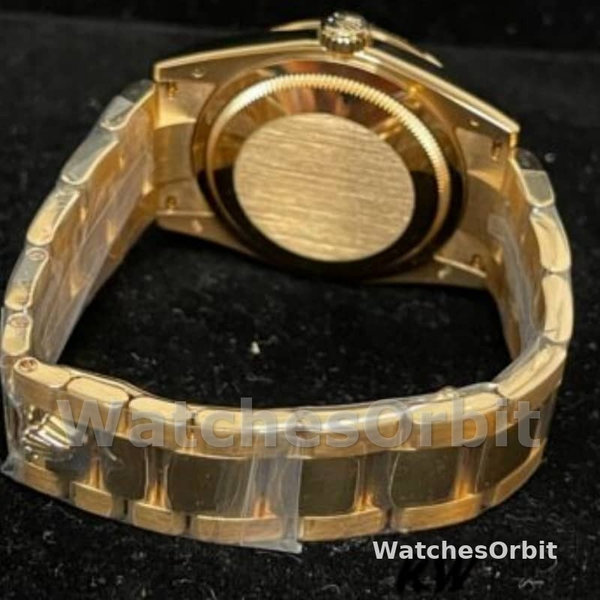 Replica Rolex Day-Date 36mm unisex-118348-Lavendel Jade Carrousel Dial-Geel Goud Lavendel<br />