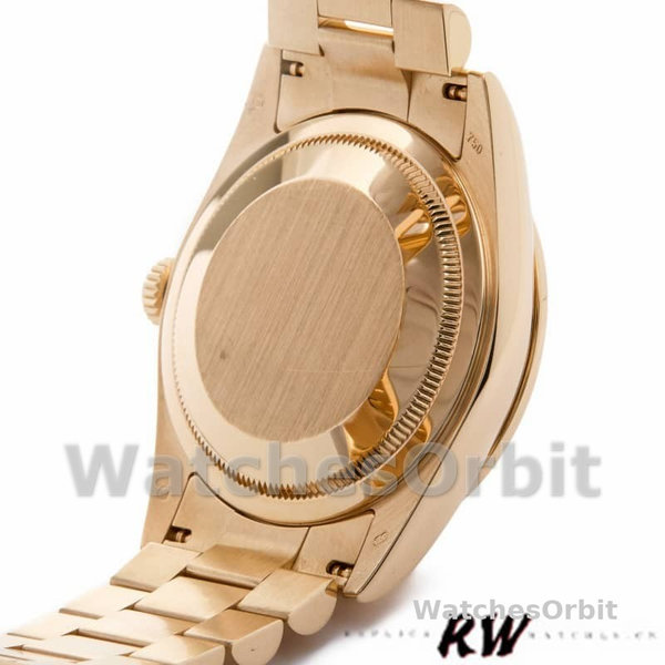Replica Rolex Day-Date 36mm Unisex-118348-Zilver Diamond Dial Zilver