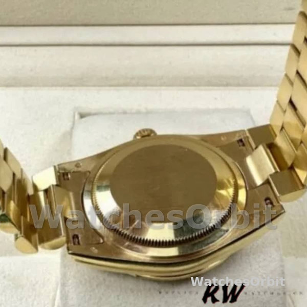 Replica Rolex Day-Date 36mm Unisex-118388-Diamant Bezel-Witte Wijzerplaat Wit<br />