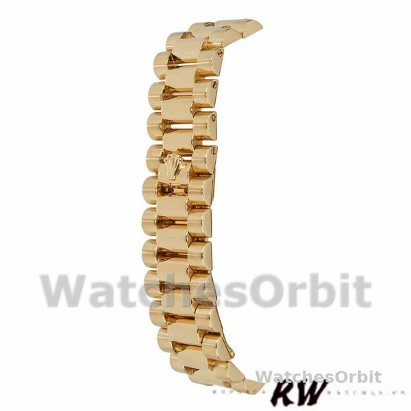 Replica Rolex Day-Date 36mm Unisex-118388 Geelgoud-Kampagne wijzerplaat Champagne